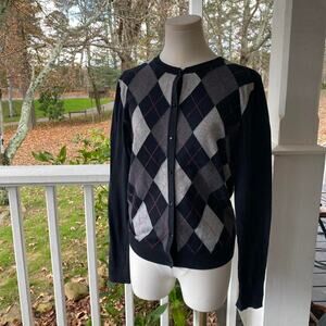 Vintage Argyle cardigan